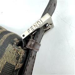 Fendi Zucca FF Baguette Brown Shoulder Bag!